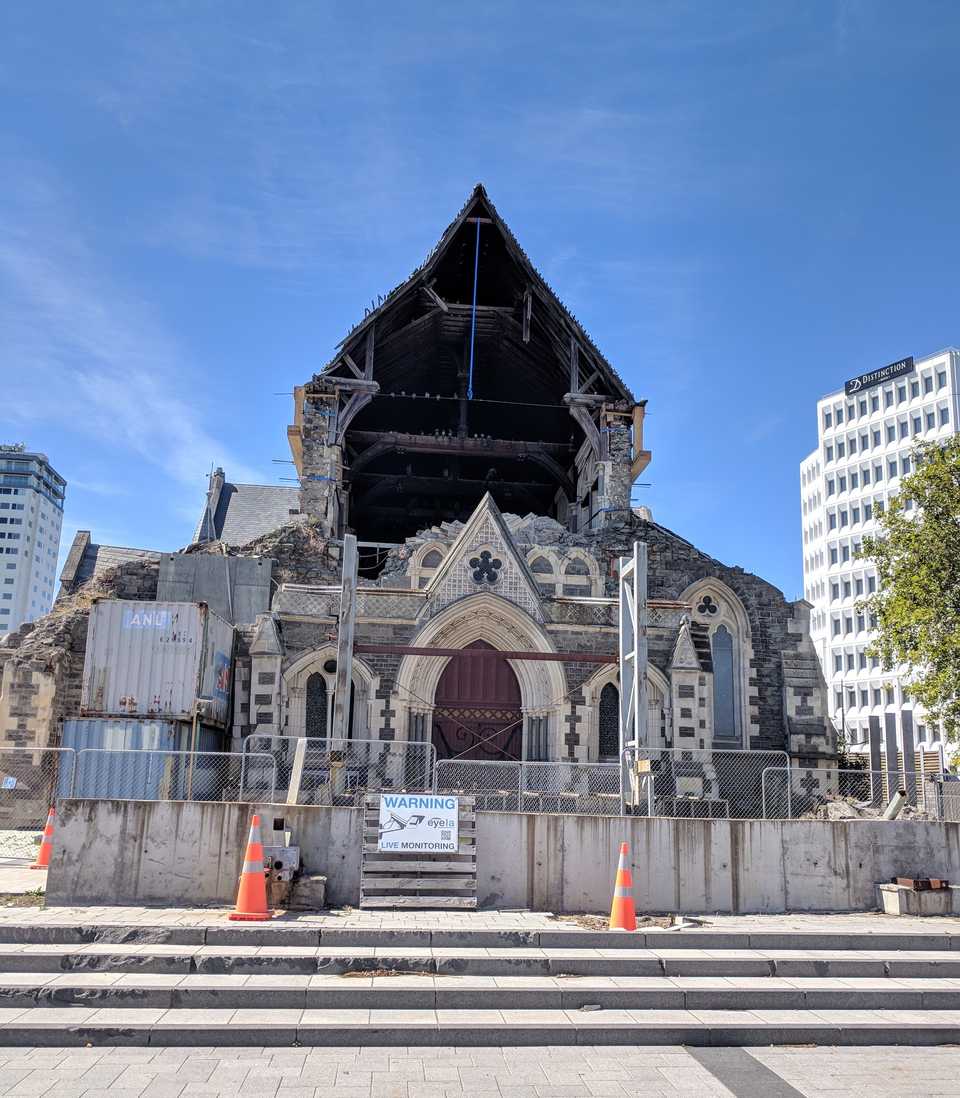 Alt Text / Christchurch Cathedral in 2019