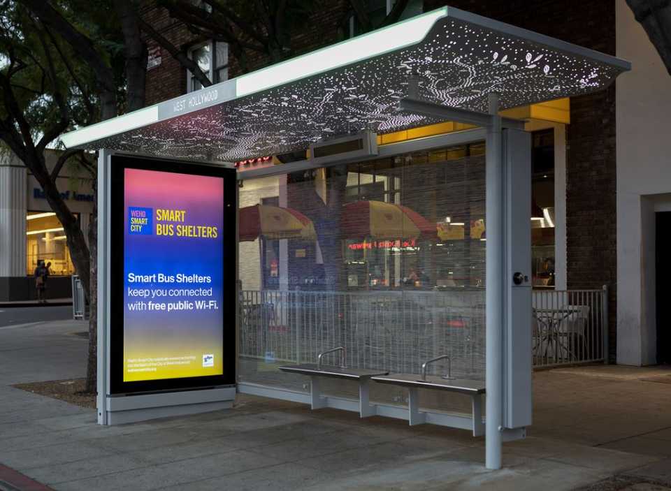 Alt Text / WeHo Smart Bus Shelter