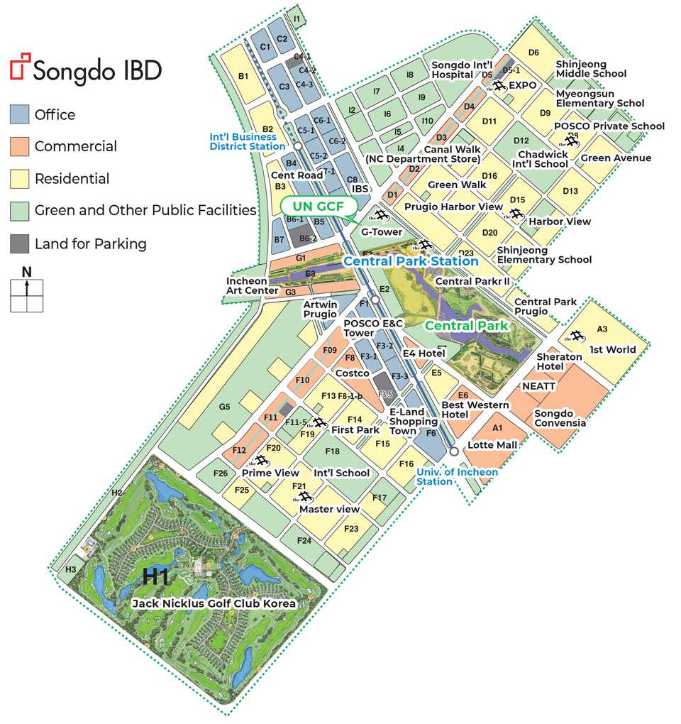 Alt Text / Songdo Grid-Based Layout