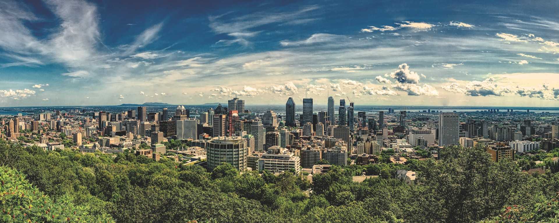 The view from Mont Royal.