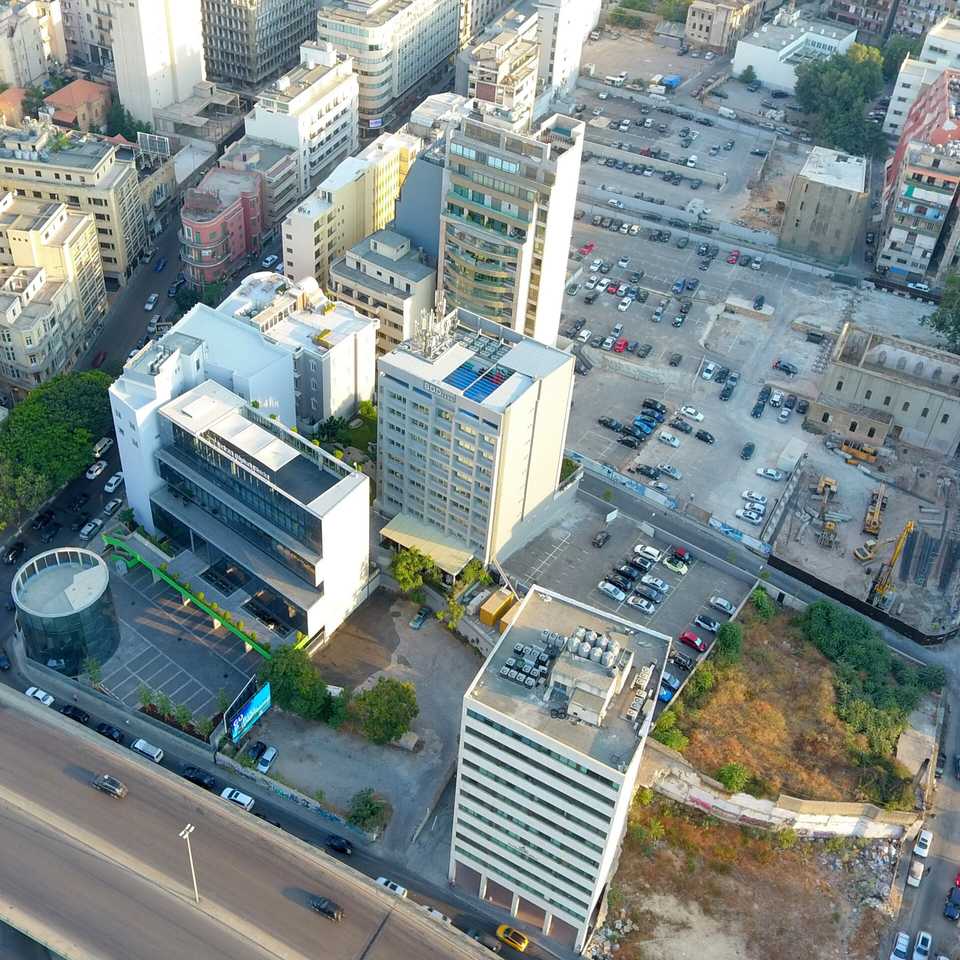 Aerial view of the Beirut Digital District